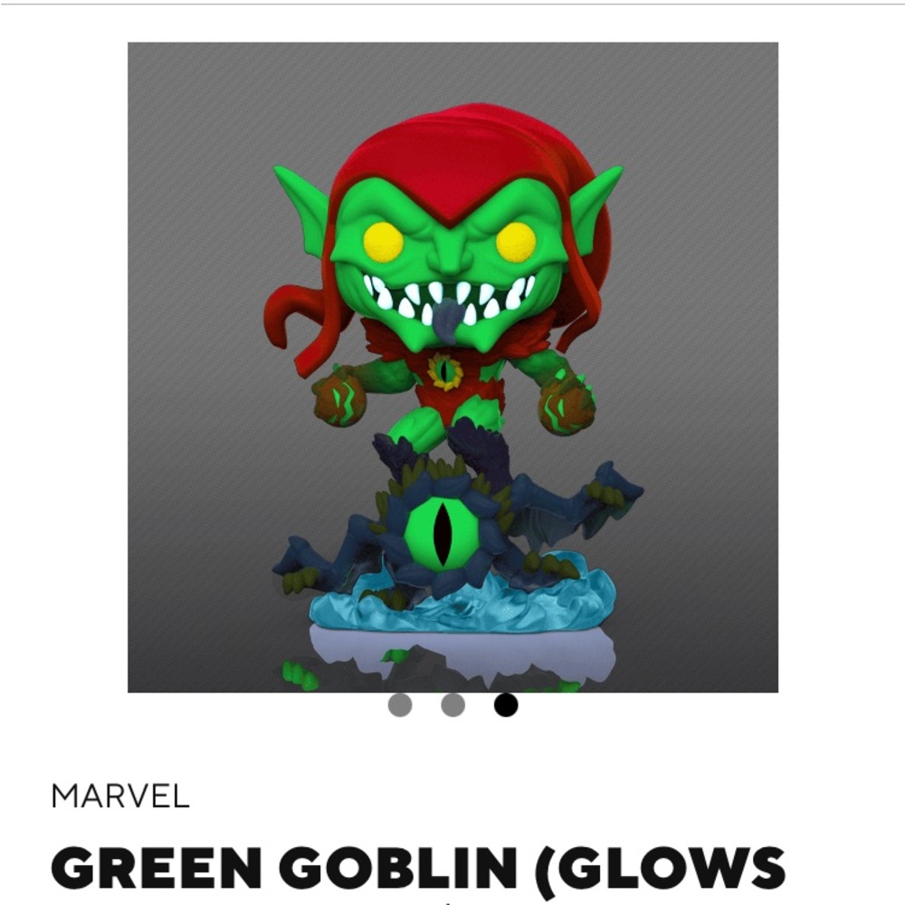 Walmart Glow in Dark Funko Pop Green Goblin Marvel MechStrike Monster Hunters